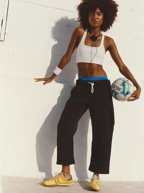 FP Movement Top Score Barrel Sweatpants NWT Black